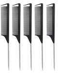Precision Parting Comb — Black 5 Pack