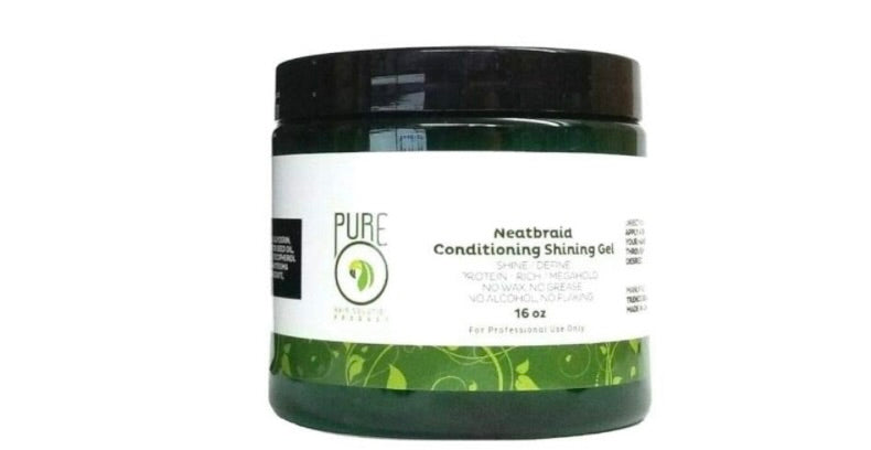 Pure O Professional Neatbraid Conditioning Gel — 16 oz