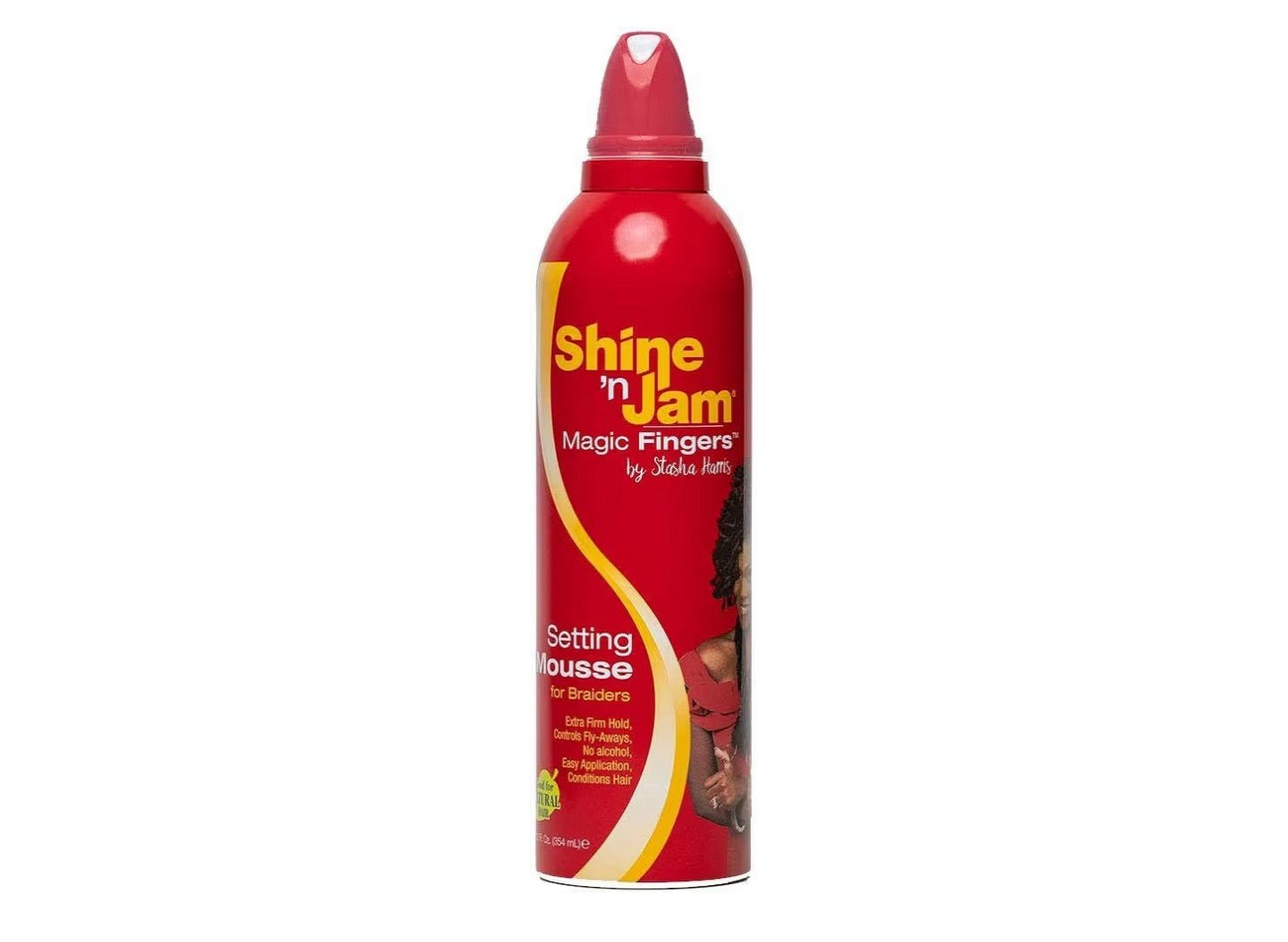 Shine ’n Jam Magic Fingers Braid Mousse — 12 oz
