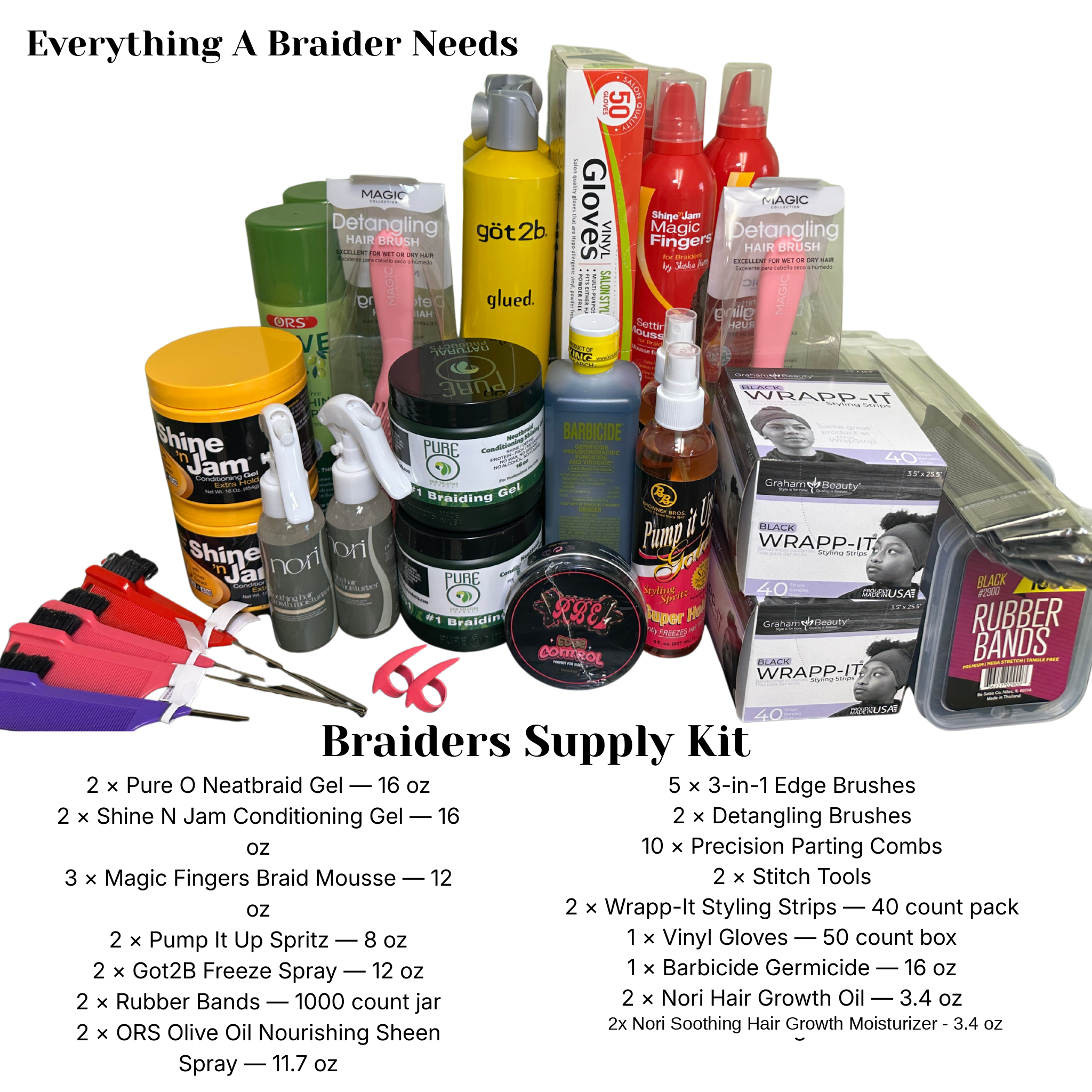 Braider Pro Supply Kit